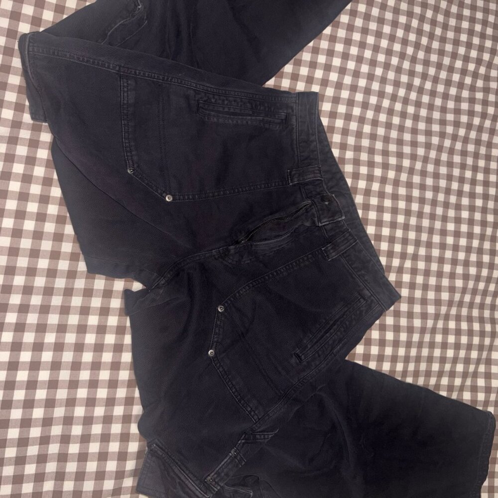 GAP Mid Rise Barrel Cargo Pants 4 Tall - Picture 4 of 5